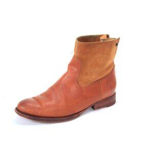 FRYE JAMIE BACK zip booties ankle boots leather womens shoes sz 6 B